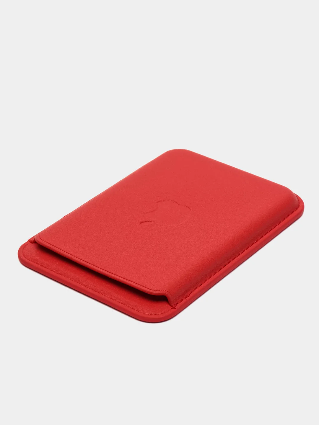 Красный картхолдер MagSafe Leather Wallet для iPhone