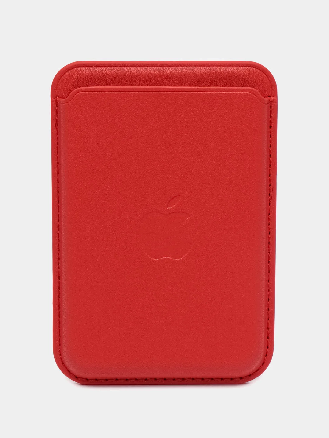 Красный картхолдер MagSafe Leather Wallet для iPhone