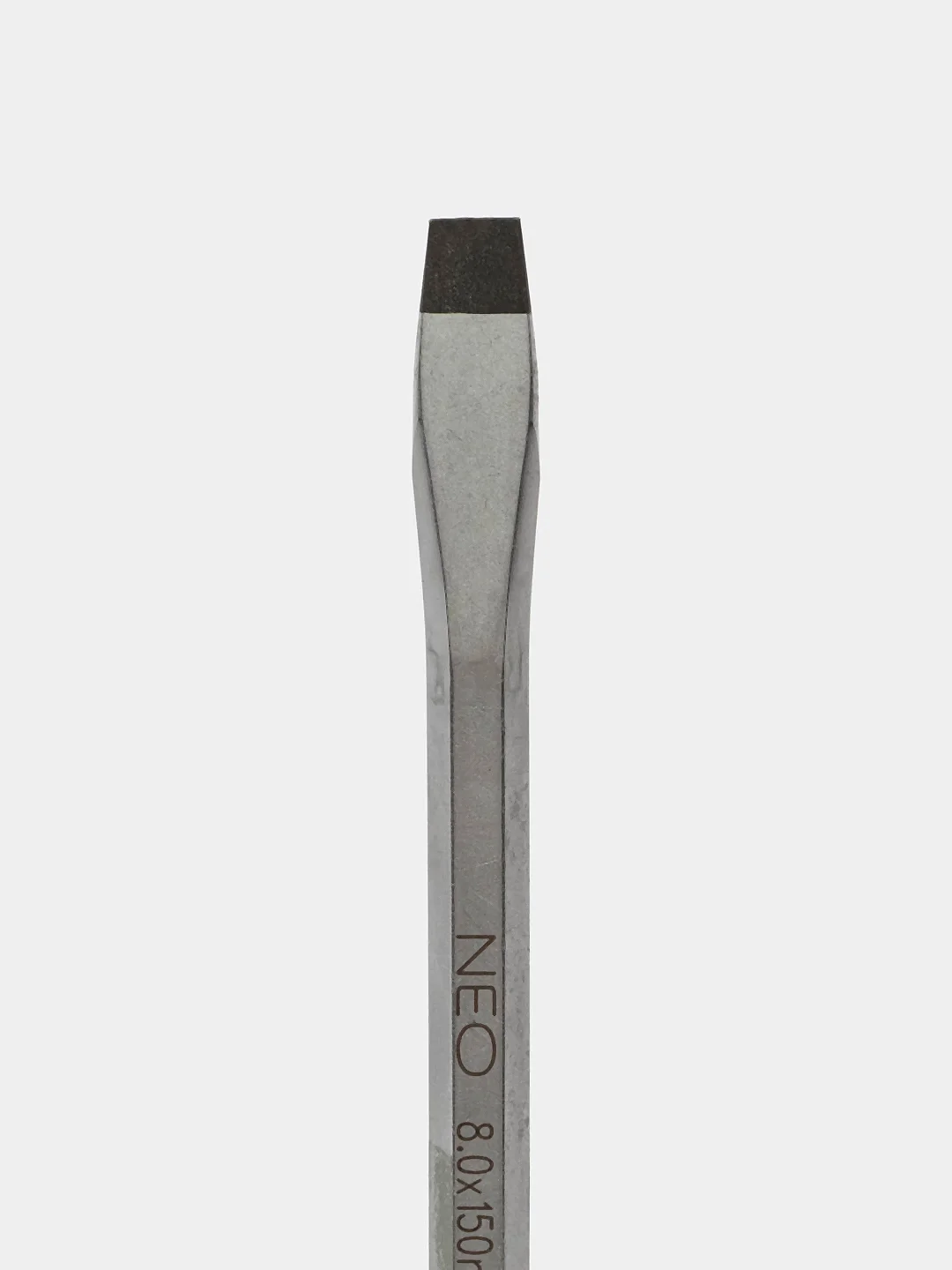 Шлицевая ударная отвертка NEO Tools 8.0x150 мм CrMo 04-020