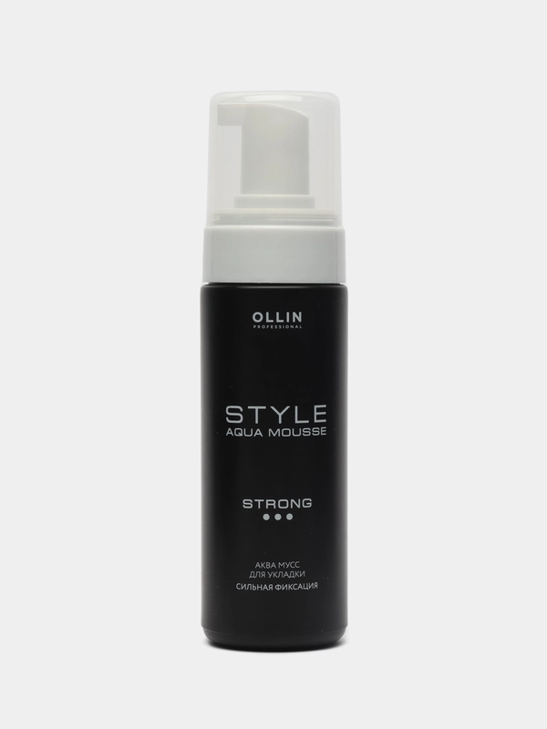 Аква мусс для укладки волос сильной фиксации STYLE "OLLIN PROFESSIONAL" 150 мл