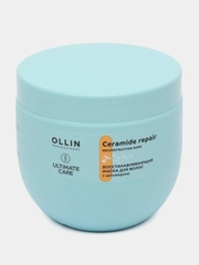 Восстанавливающая маска для волос с церамидами Ultimate Care "OLLIN PROFESSIONAL" 500 мл