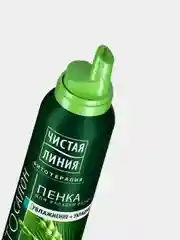Пенка для укладки волос Чистая линия "Объем от корней", 150 мл