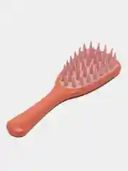 Розовый расческа массажная для мытья и массажа головы