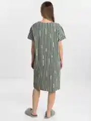 Зелёный хаки туника женская домашняя, большие размеры