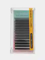 Ресницы для наращивания Nagaraku MIX 8-15 mm (Нагараку) Изгиб C D, YY shape черные
