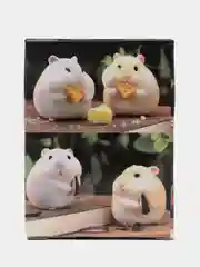Черный игрушка хомячок аниме фигурка