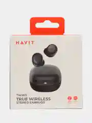 Черный наушники беспроводные игровые HAVIT TW969 True Wireless с микрофоном