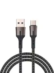Кабель для зарядки Авангард Type-C, 2 м, 3 А, Быстрая зарядка QC 3.0, черный