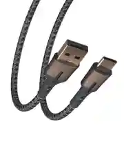 Кабель для зарядки Авангард Type-C, 2 м, 3 А, Быстрая зарядка QC 3.0, черный