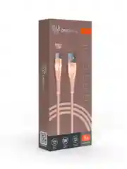 Кабель для зарядки Сириус Micro USB, 1 м, 3 А, быстрая зарядка QC3.0, штекер металл