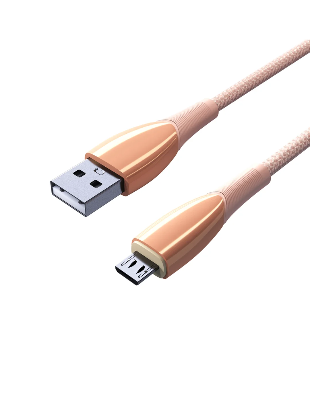 Кабель для зарядки Сириус Micro USB, 1 м, 3 А, быстрая зарядка QC3.0, штекер металл