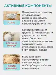 Пенка для умывания лица BAKING Powder MINI, с содой, от прыщей, черных точек, умывалка
