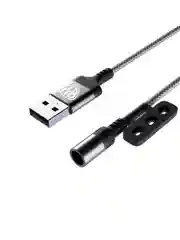 Кабель для зарядки Магнитный 3 в 1, iPhone / Micro USB /Type-C, 1 метр, 2.1 А, серый