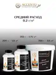Грунт укрывающий акриловый БЕЛЫЙ для творчества, декора, живописи ТМ AccentO ART