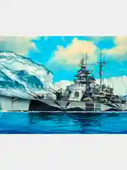 Сборная модель корабля, немецкий линкор Тирпиц Tirpiz 1:350, второй линкор типа Бисмарк