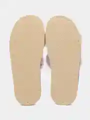 Сиреневый тапочки домашние женские, меховые, пушистые, открытые