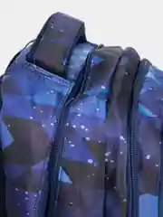 Голубой рюкзак школьный, подрастковый, для спорта и отдыха. Ортопедический рюкзак с брелком
