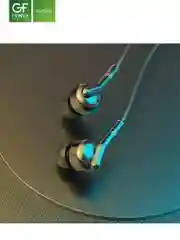 Черный наушники проводные с микрофоном GFPower M01