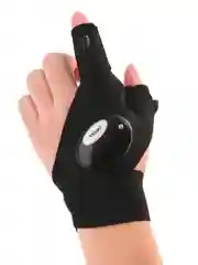 Черный led перчатка с подсветкой КАРТОФАН, с фонариком на пальцах для рыбалки, работы в темноте