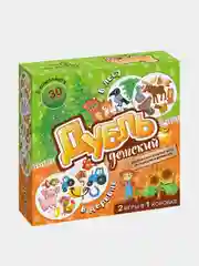 Настольная игра Нескучные игры "Дубль", детская, 2 игры в 1 коробке