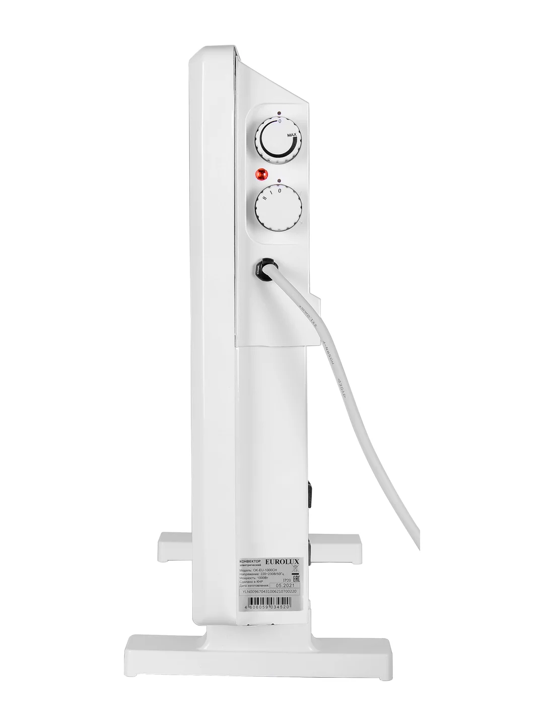 Конвектор Eurolux OK-EU-1000CH (1кВт) 67/4/31
