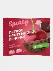 Протеиновое печенье Sporty Лайт "Вишня в шоколаде", 40 г