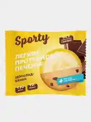 Протеиновое печенье Sporty Лайт "Шоколад-банан", 40 г