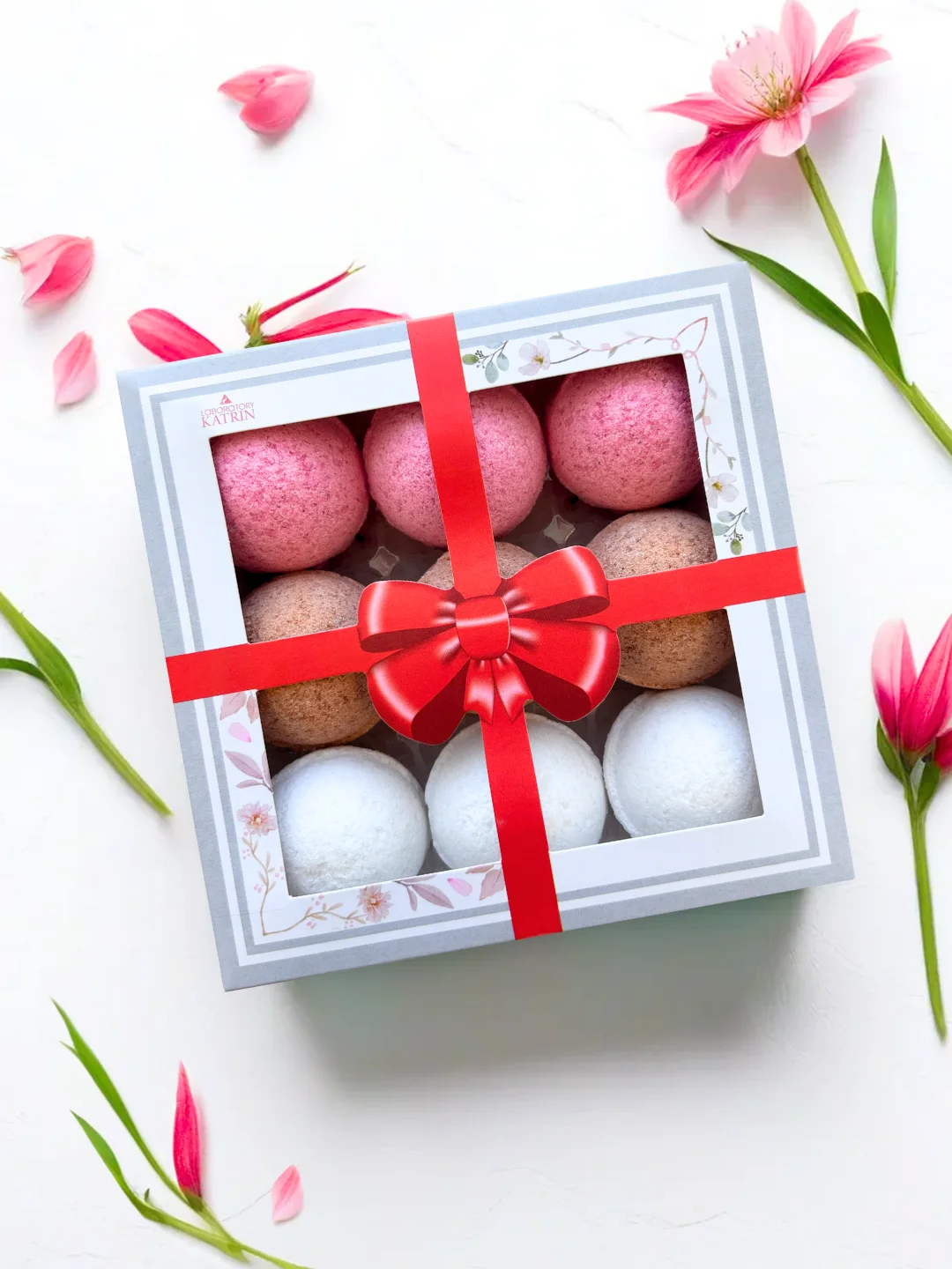 Белый подарочный набор бомбочек для ванн Candy Bath Bar, 360 г Подарок на новый год подруге маме