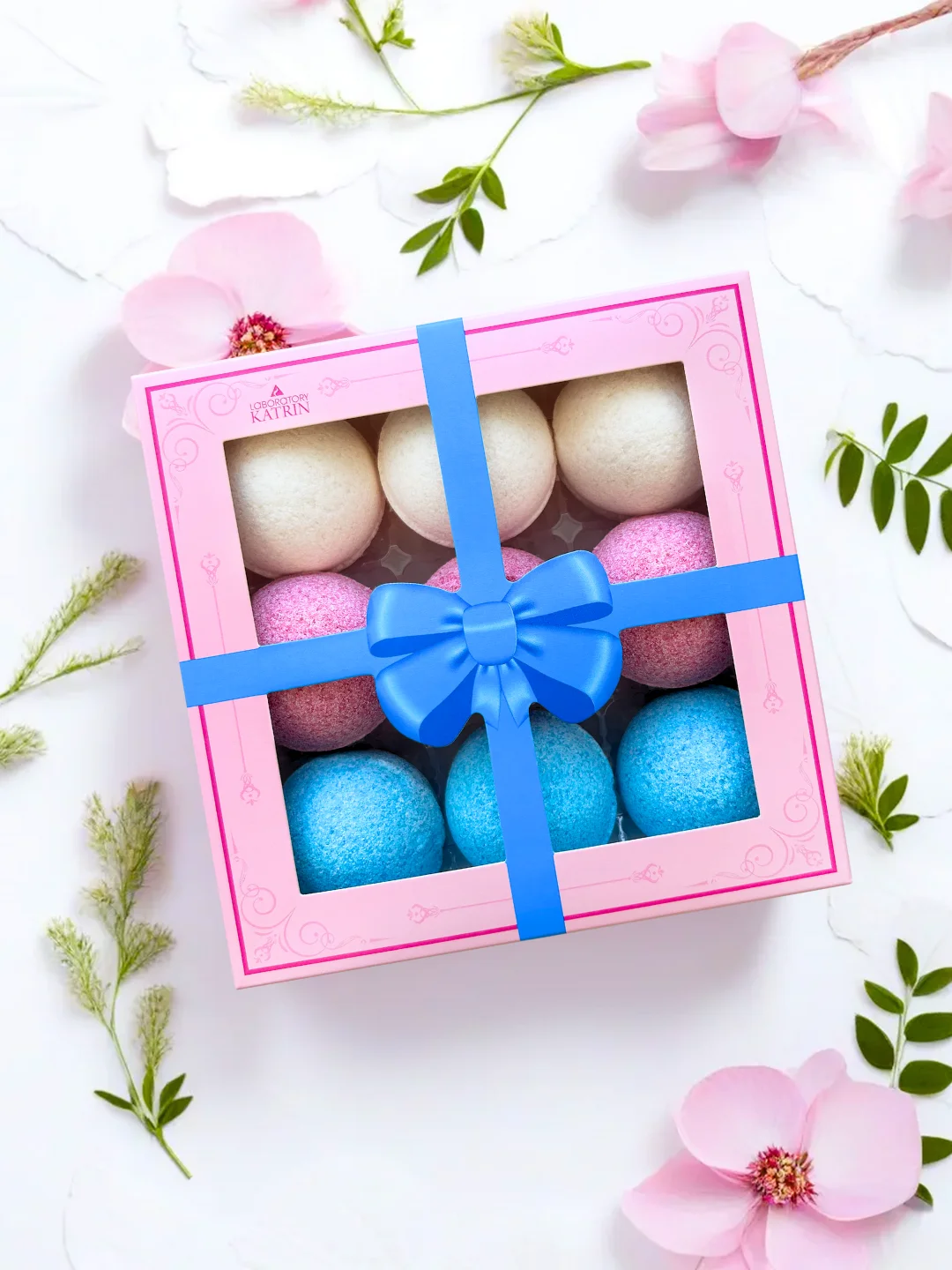 Розовый подарочный набор бомбочек для ванн Candy Bath Bar, 360 г Подарок на новый год подруге маме