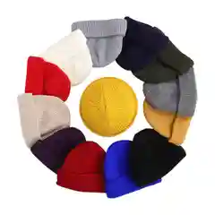 Фиолетовый мужская шапка бини