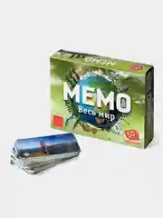 Мемо Нескучные игры "Весь мир", 50 карточек