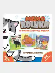 Мемо Нескучные игры "Кошки", 30 карточек