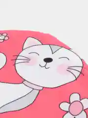 Пастельно-коралловый детская тканевая шапочка для плавания, с яркими принтами