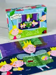 Мозаика малышам картонный пазл эльф бен и фея холли Ben Holly 24 мультфильм мультяшки мини