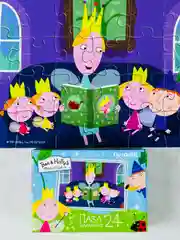 Мозаика малышам картонный пазл эльф бен и фея холли Ben Holly 24 мультфильм мультяшки мини