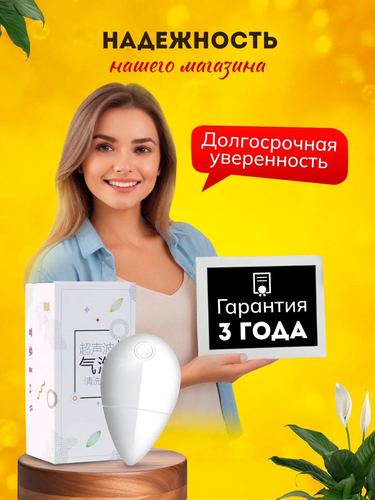 Ультразвуковая портативная стиральная машинка