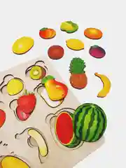 Рамка-вкладыш Нескучные игры "Часть и целое. Фрукты", 2 слоя