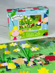 Мозаика пазл игра головоломка бен и холли Ben Holly мини 24 мультяшки фея эльф королевство