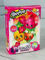 Мозаика пазл для развития мелкой моторики шопкинс shopkins мини 54 вкусняшки фрукты ягоды