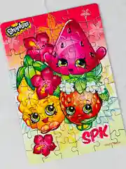 Мозаика пазл для развития мелкой моторики шопкинс shopkins мини 54 вкусняшки фрукты ягоды