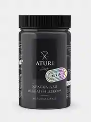 Краска для мебели Mia Меловой Бархат от Aturi Design, без запаха, матовая 0,4 Черный бархат