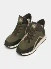 Зеленый кроссовки женские зимние Rieker