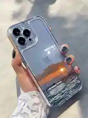 Прозрачный чехол для iPhone 11 12 13 14 15 Pro Max 7 8 XR X XS Plus mini с принтом прозрачный айфон