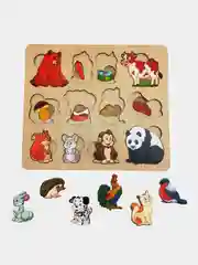 Развивающая доска Нескучные игры "Кто что ест", 2 слоя