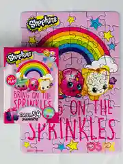 Мозаика для малышей развивающая игра пазл шопкинс shopkins мини 54 фрукты ягоды вкусняшки