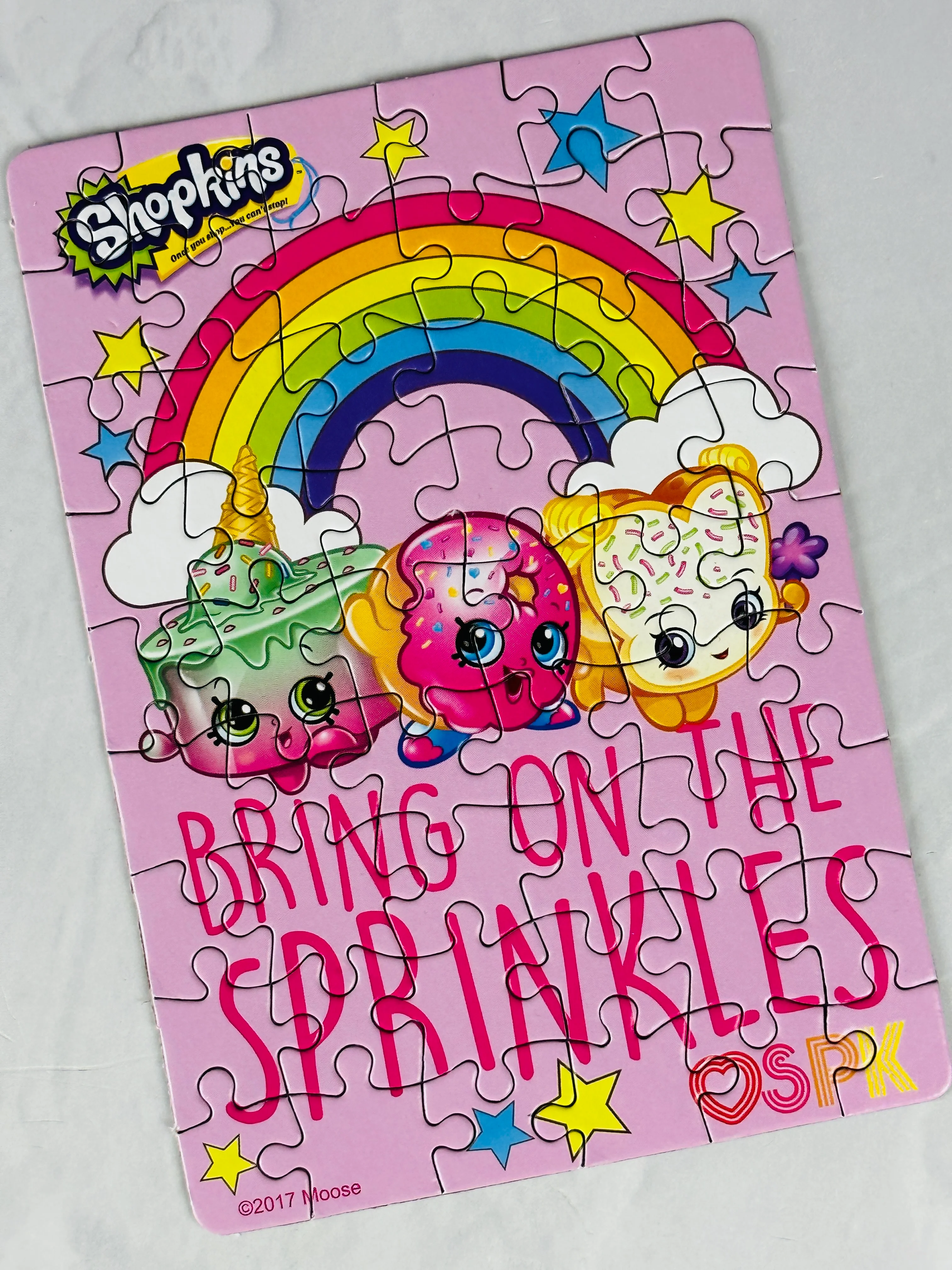 Мозаика для малышей развивающая игра пазл шопкинс shopkins мини 54 фрукты ягоды вкусняшки