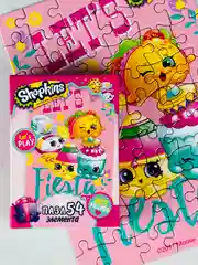Мозаика детская пазл развивающая игра для малышей шопкинс shopkins мини 54 фрукты ягоды