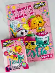 Мозаика детская пазл развивающая игра для малышей шопкинс shopkins мини 54 фрукты ягоды