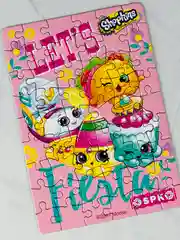 Мозаика детская пазл развивающая игра для малышей шопкинс shopkins мини 54 фрукты ягоды