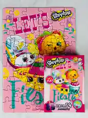 Мозаика детская пазл развивающая игра для малышей шопкинс shopkins мини 54 фрукты ягоды